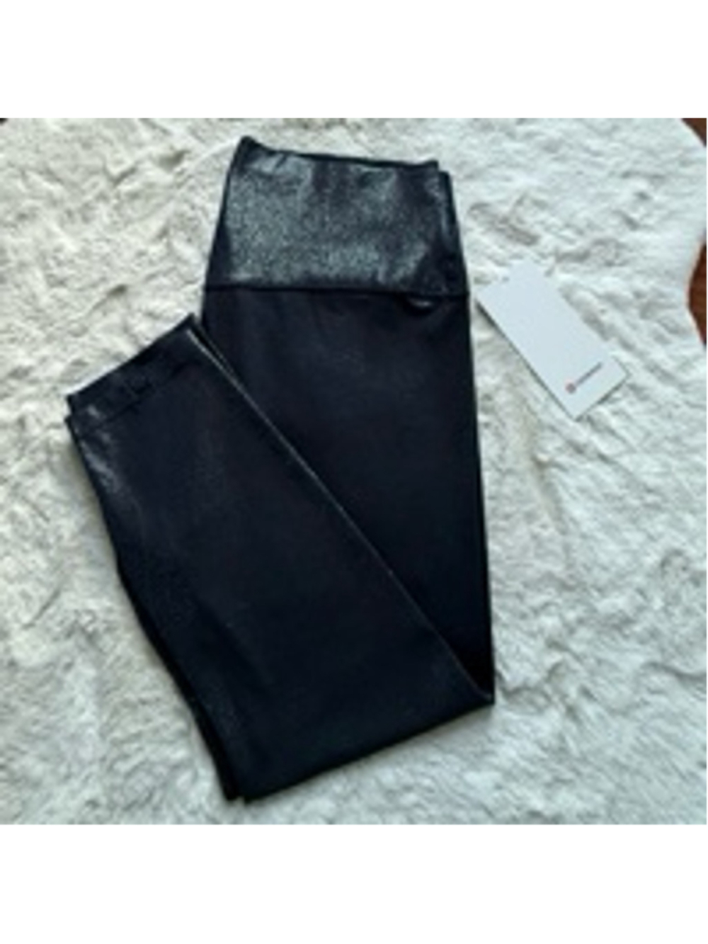 Size 14 align HR 25" shimmer, foil print black